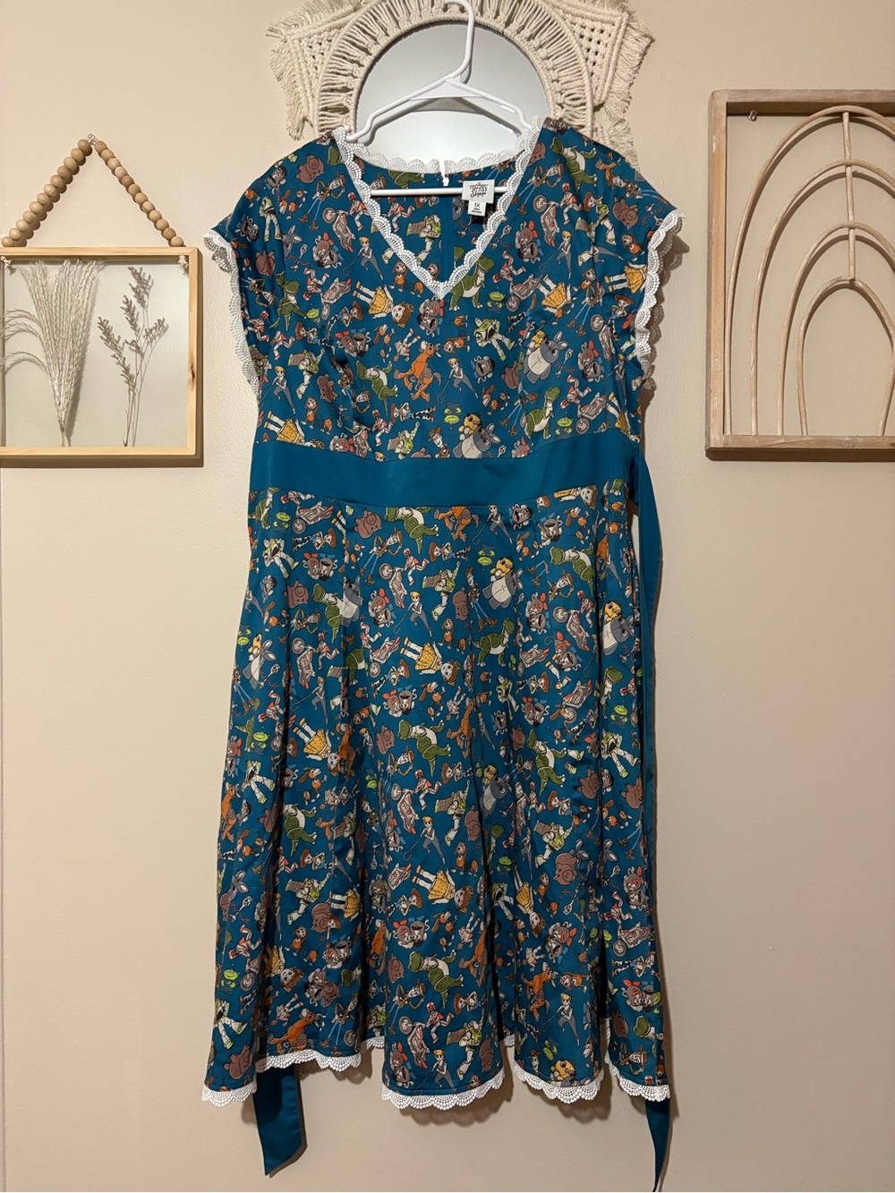 Disney Parks womens The Dress Shop Pixar Toy Story Dress Size 1X pin-up EUC